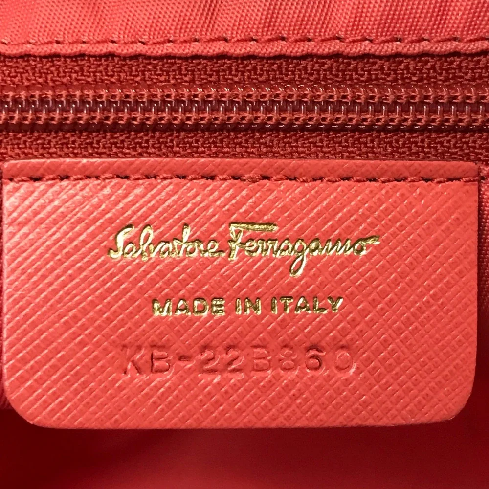 Salvatore Ferragamo Vara Ribbon Large Nylon Cosmetic Bag 😍
